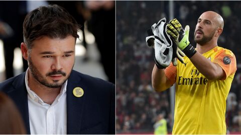 Gabriel Rufi&aacute;n y Pepe Reina