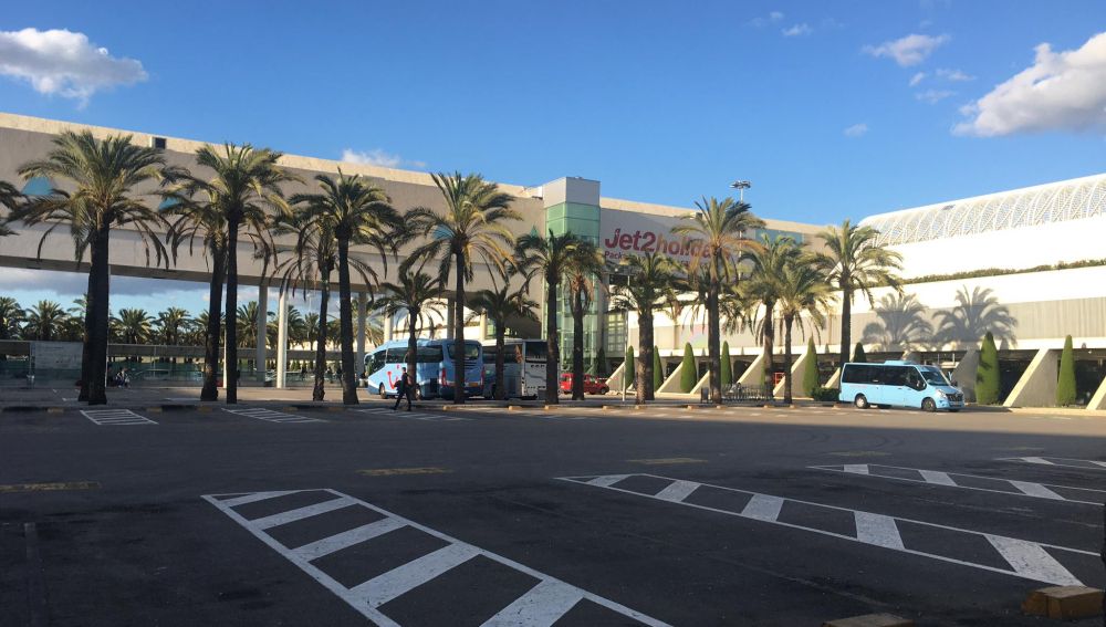 Zona de llegadas del Aeropuerto de Palma 