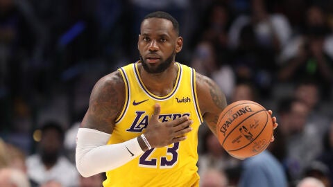 LeBron James, con los Lakers