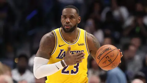 LeBron James, con los Lakers LeBron James, con los Lakers