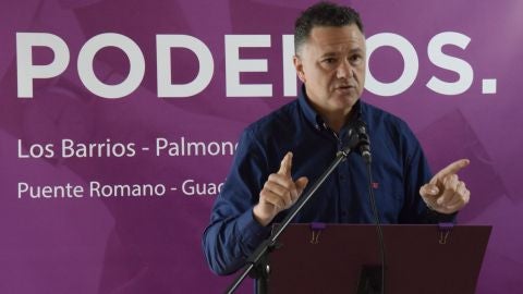 Juan Antonio Delgado, en un acto en Los Barrios