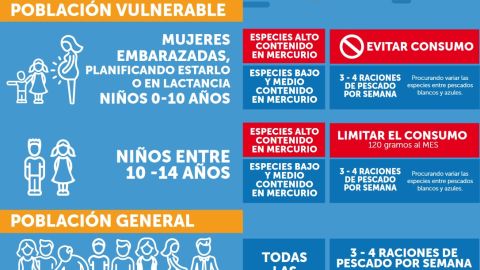 Restricciones consumo de pescado Restricciones consumo de pescado