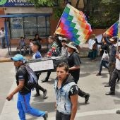 Marcha para condenar y pedir justicia por las muertes ocasionadas tras los disturbios en Bolivia