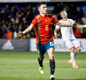 Manu García con la Selección Manu García con la Selección