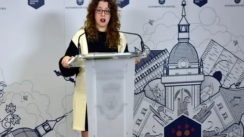 Sara Martínez, portavoz del equipo de Gobierno del Ayuntamiento de Ciudad Real Sara Martínez, portavoz del equipo de Gobierno del Ayuntamiento de Ciudad Real