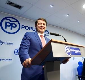 El presidente del PP de Castilla y León, Alfonso Fernández Mañueco, clausura la reunión de la Junta Directiva Autonómica de la formación El presidente del PP de Castilla y León, Alfonso Fernández Mañueco, clausura la reunión de la Junta Directiva Autonómica de la formación