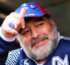 La leyenda del fútbol Diego Armando Maradona La leyenda del fútbol Diego Armando Maradona