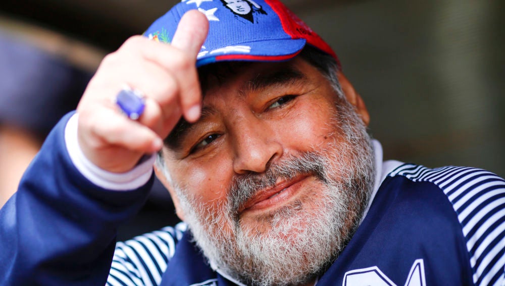 La leyenda del fútbol Diego Armando Maradona