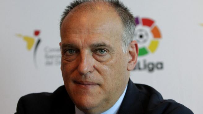 Javier Tebas, proclamado oficialmente presidente de LaLiga para los próximos cuatro años Javier Tebas, proclamado oficialmente presidente de LaLiga para los próximos cuatro años