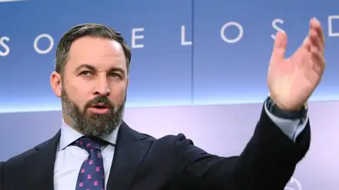 El líder de Vox, Santiago Abascal El líder de Vox, Santiago Abascal