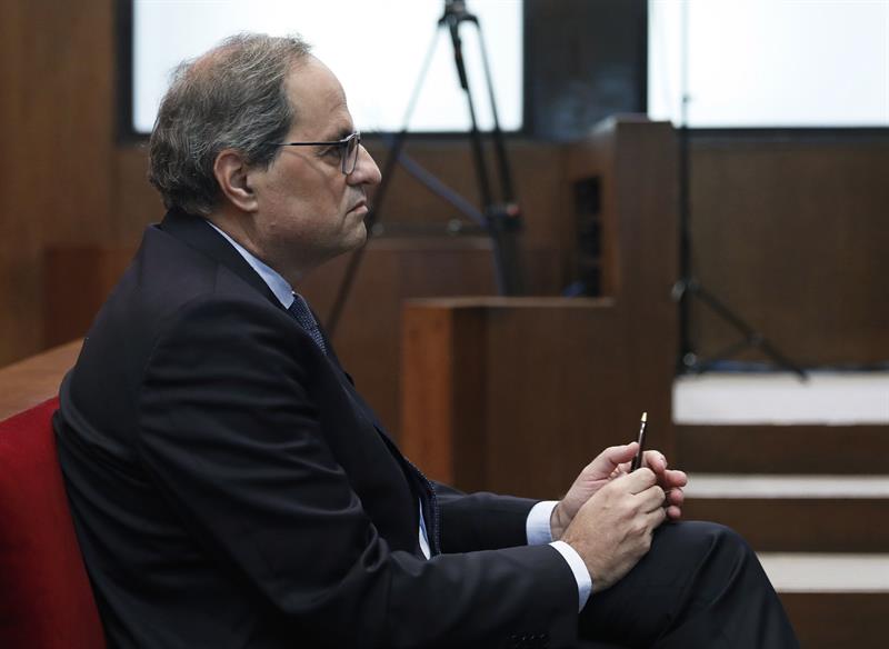 Visto para sentencia el segundo juicio a Quim Torra sin la presencia del ex president de la Generalitat Visto para sentencia el segundo juicio a Quim Torra sin la presencia del ex president de la Generalitat