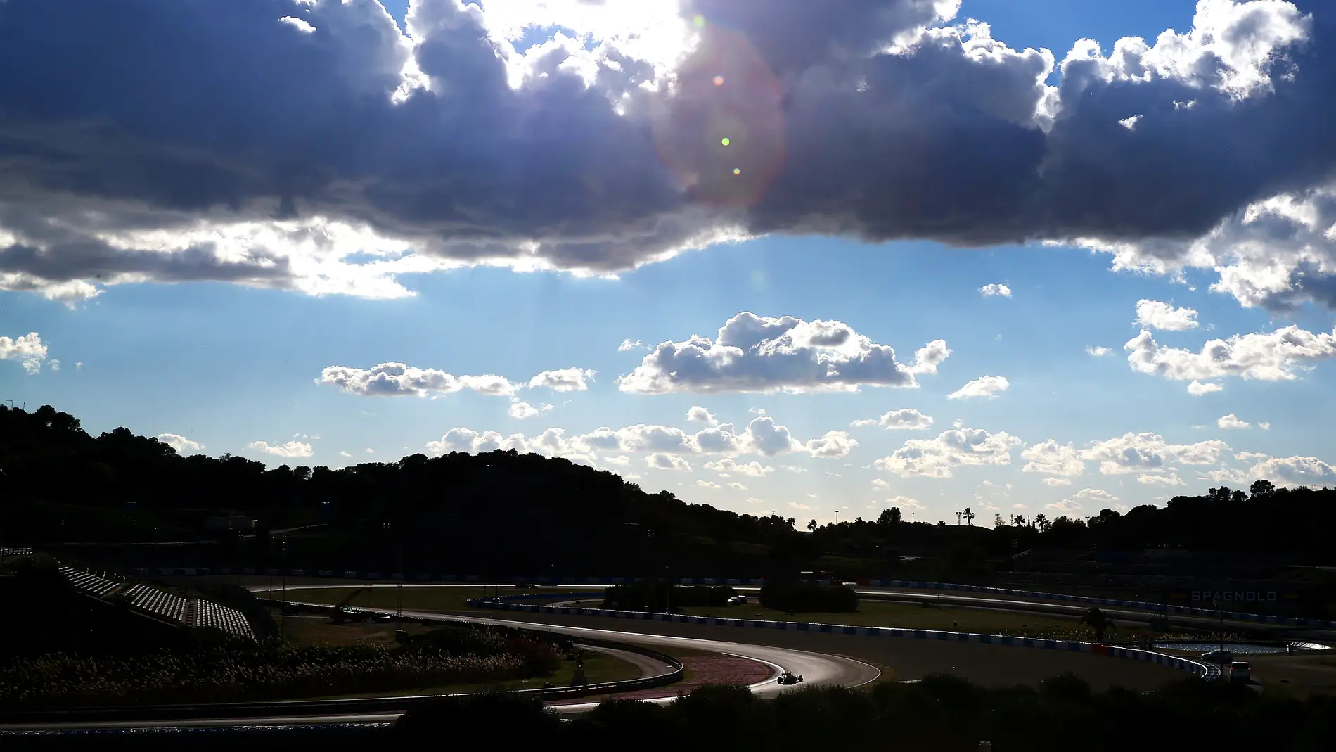 Imagen del circuito de Jerez durante unos test