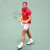 Rafa Nadal celebra un punto Rafa Nadal celebra un punto