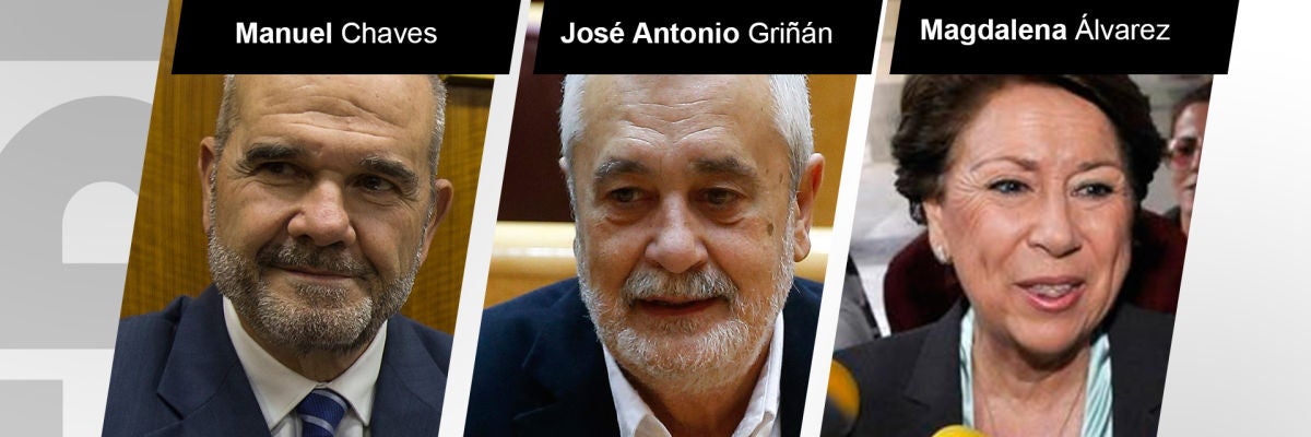 Sentencia de los ERE: Griñán, condenado a seis años de cárcel, y Chaves a nueve de inhabilitación Sentencia de los ERE: Griñán, condenado a seis años de cárcel, y Chaves a nueve de inhabilitación