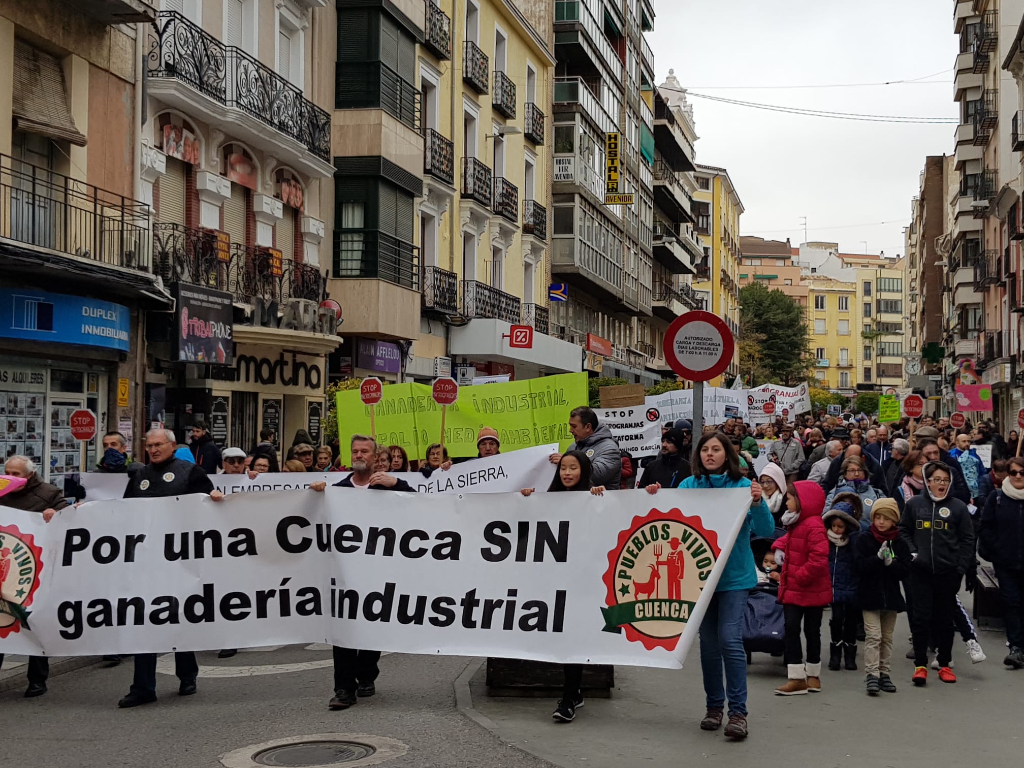 Nueva manifestación en Cuenca contra las macrogranjas Nueva manifestación en Cuenca contra las macrogranjas