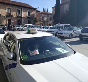 Concentración del sector del taxi en Alcalá de Henares Concentración del sector del taxi en Alcalá de Henares