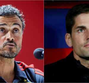 Luis Enrique y Robert Moreno Luis Enrique y Robert Moreno