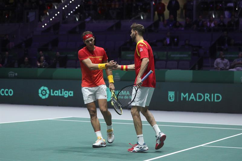 Nadal y Granollers redondean la victoria de España ganando el doble a Croacia Nadal y Granollers redondean la victoria de España ganando el doble a Croacia