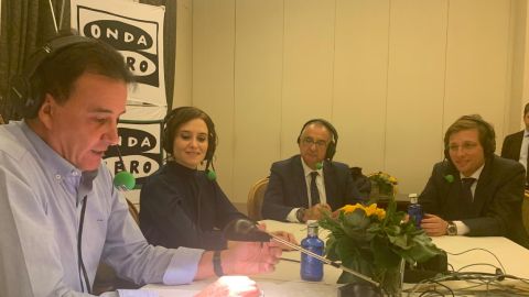 Mart&iacute;nez-Almeida y D&iacute;az Ayuso, en El Transistor. 