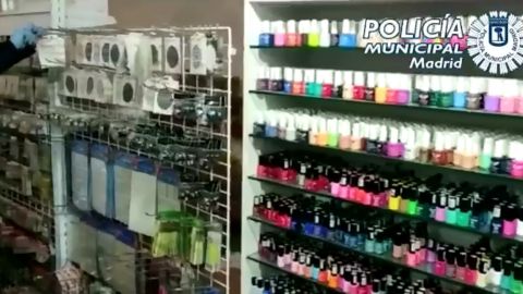 Local de u&ntilde;as localizado por la Polic&iacute;a Municipal de Madrid