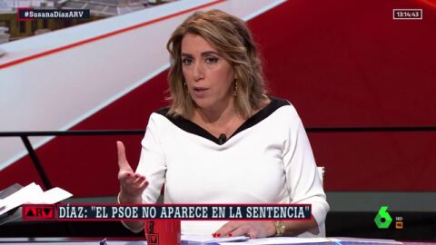 Susana D&iacute;az: "No es verdad que nos hayamos retirado de la causa de los ERE"