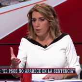 Susana Díaz: "No es verdad que nos hayamos retirado de la causa de los ERE"