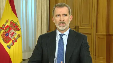 El Rey Felipe VI durante un discurso El Rey Felipe VI durante un discurso