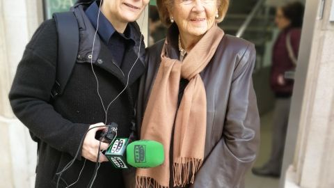 Pepa P&eacute;rez Vega, con Mar&iacute;a G&oacute;mez