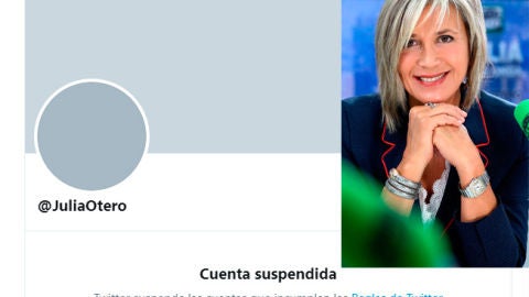 Cuenta@juliaotero suspendida