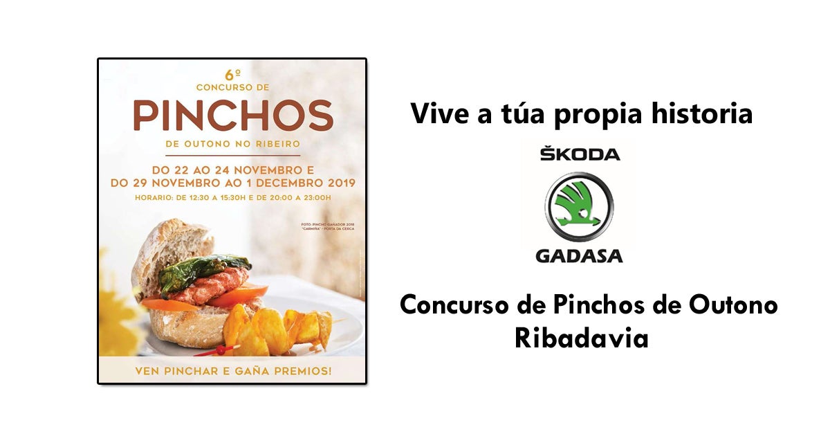 VI Concurso de Pinchos de Outono en Ribadavia VI Concurso de Pinchos de Outono en Ribadavia
