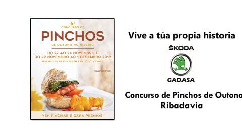 Ribadavia vive a sexta edici&oacute;n do seu concurso de pinchos os fins de semana do 22 ao 24 de novembro e do 29 de novembro ao 1 de decembro de 2019