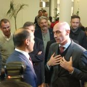 Richard Shaheen con Luis Rubiales