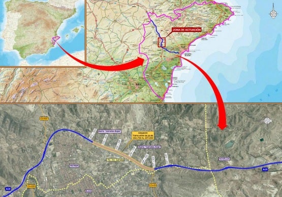 El Ministerio de Fomento proyecta invertir 1,7 millones de euros para reducir el ruido de la A-31 a su paso por Petrer El Ministerio de Fomento proyecta invertir 1,7 millones de euros para reducir el ruido de la A-31 a su paso por Petrer