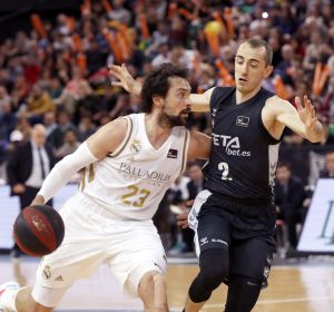 El base del Real Madrid, Sergio Llull. El base del Real Madrid, Sergio Llull.