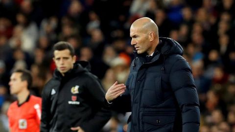 El entrenador del Real Madrid, Zinedine Zidane. 