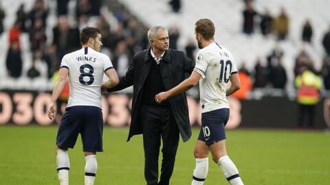 Mourinho, en su nueva etapa en el Tottenham Hotspur. 