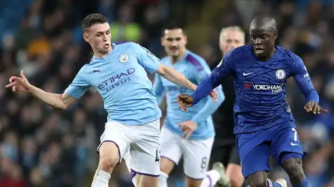 El City, en el partido ante el Chelsea. El City, en el partido ante el Chelsea.
