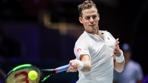El tenista canadiense, Vasek Pospisil