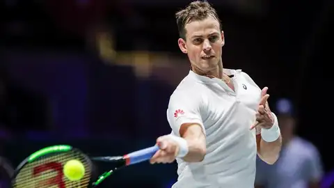 El tenista canadiense, Vasek Pospisil El tenista canadiense, Vasek Pospisil