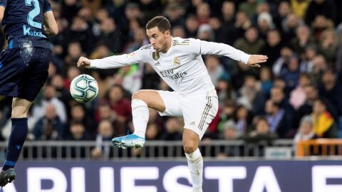 Eden Hazard, extremo del Real Madrid. 