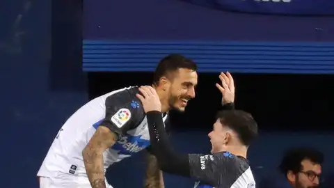 El delantero del Alavés, Joselu. El delantero del Alavés, Joselu.