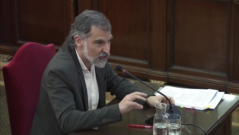 Jordi Cuixart en el juicio del procés (Archivo)