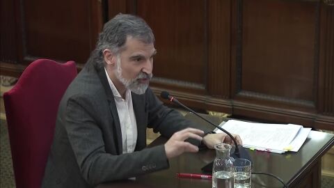 Jordi Cuixart en el juicio del proc&eacute;s (Archivo)