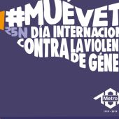 Cartel del Metro de Madrid contra la violencia de género