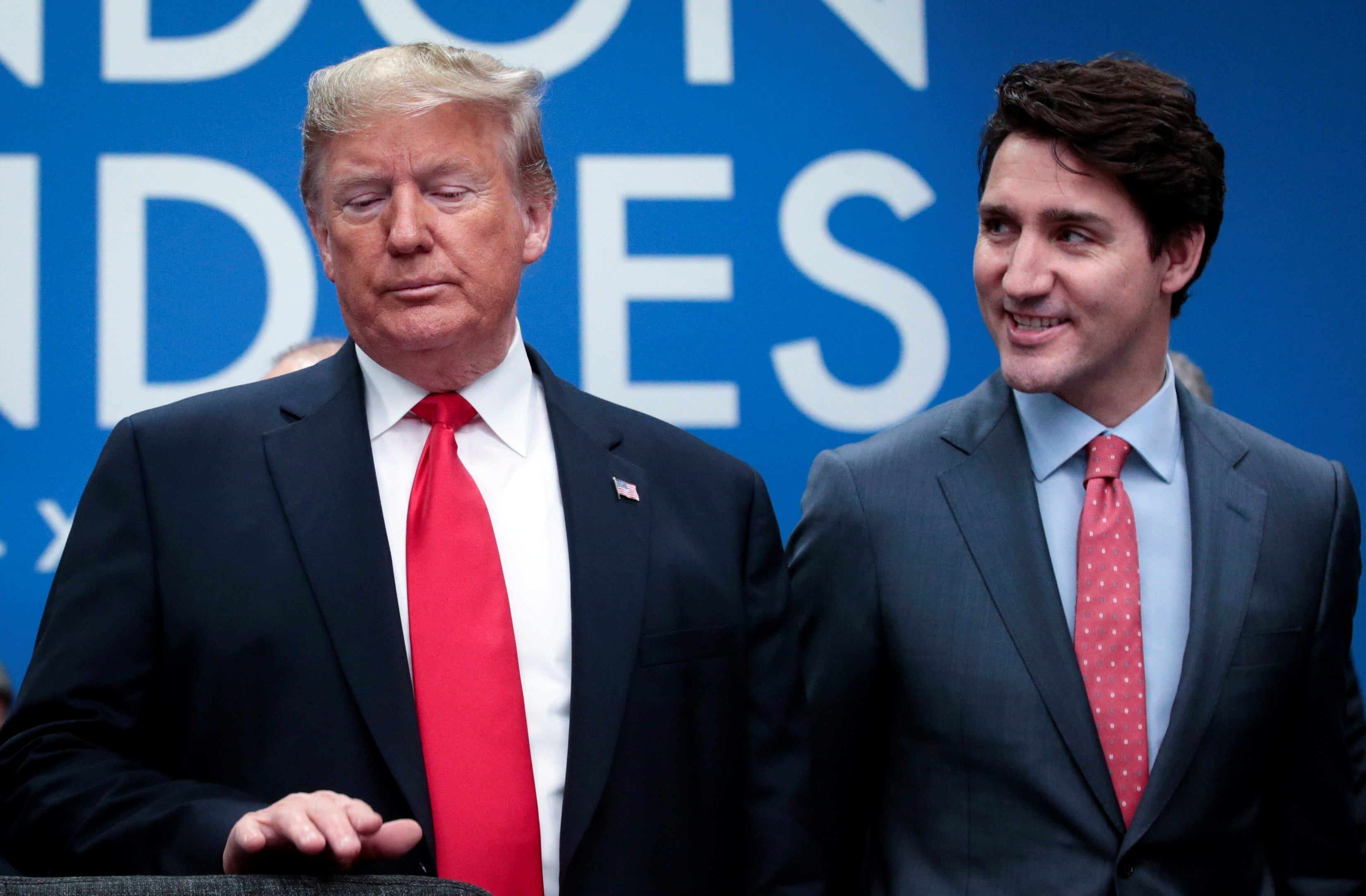 Trump califica "de falso" a Trudeau tras publicarse un vídeo en el que se ríe de él con Macron y Johnson Trump califica "de falso" a Trudeau tras publicarse un vídeo en el que se ríe de él con Macron y Johnson