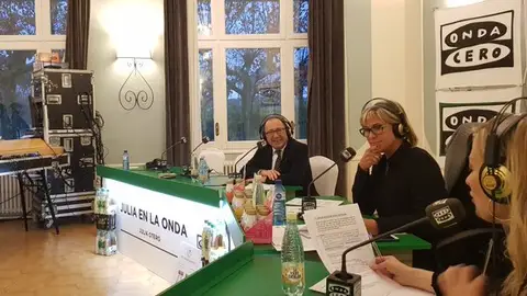 Diego Piedra, director del Balneario Vichy Catalán, en Julia en la onda Diego Piedra, director del Balneario Vichy Catalán, en Julia en la onda