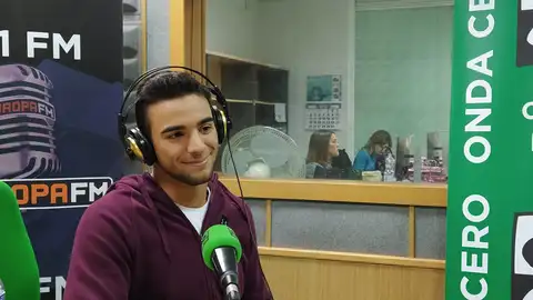 José Manuel Quintero El atleta José Manuel Quintero en los estudios de Onda Cero Cádiz.