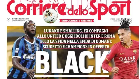 La polémica portada del 'Corriere dello Sport' La polémica portada del 'Corriere dello Sport'