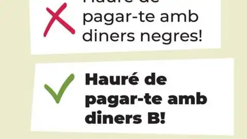 Una de las polémicas imágenes de la campaña contra el lenguaje racista del Ayuntamiento de Palma Una de las imágenes de la campaña contra el lenguaje racista del Ayuntamiento de Palma