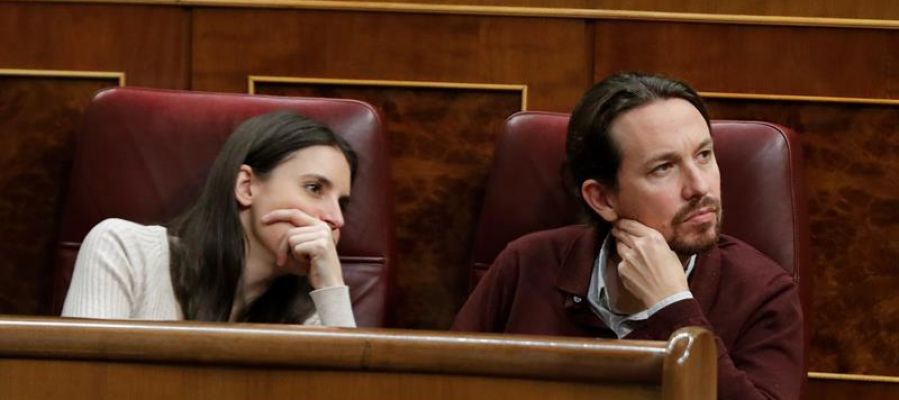 Irene Montero y Pablo Iglesias en el Congreso Irene Montero y Pablo Iglesias en el Congreso